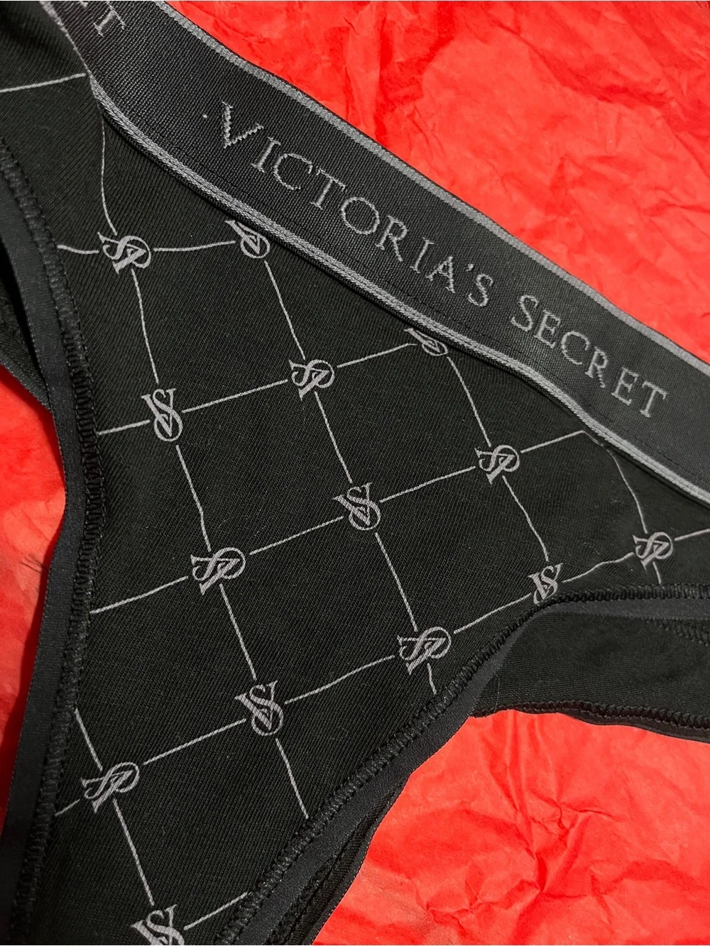 (3) NWT Victoria Secret Cotton Thong Panties Lot